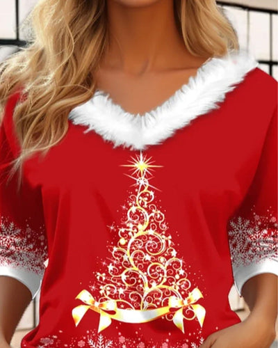 Fiorenza | Christmas Velvet Top