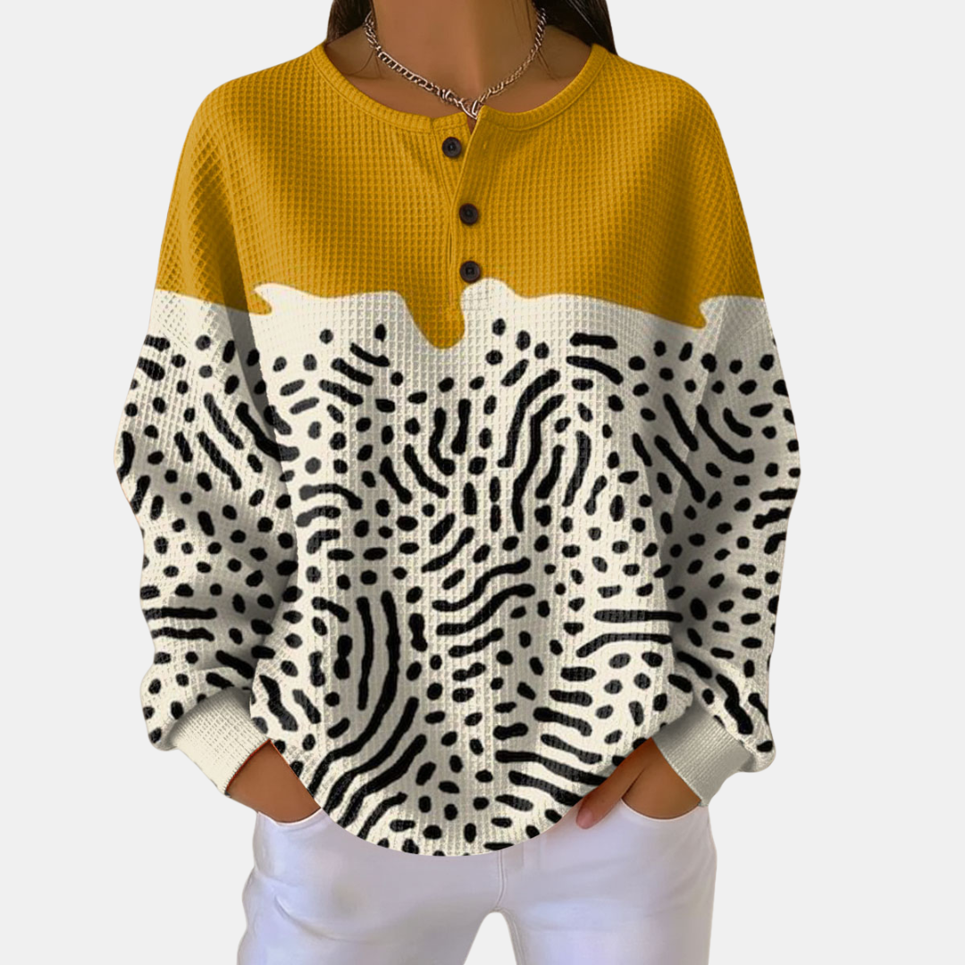 Juna | Grafische Warmte Trui