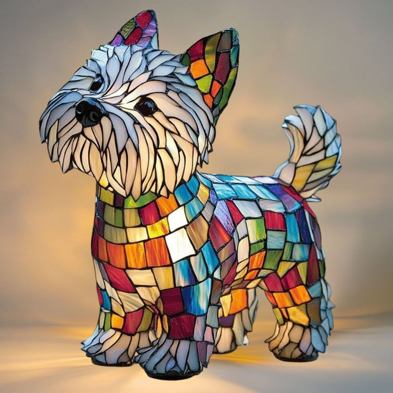 West Highland White Terrier lamp