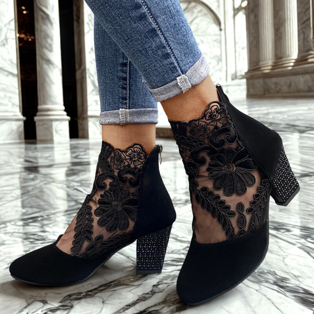 Lucenza | Crystal Kantlaarzen