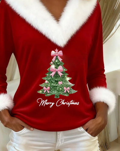 Fiorenza | Christmas Velvet Top