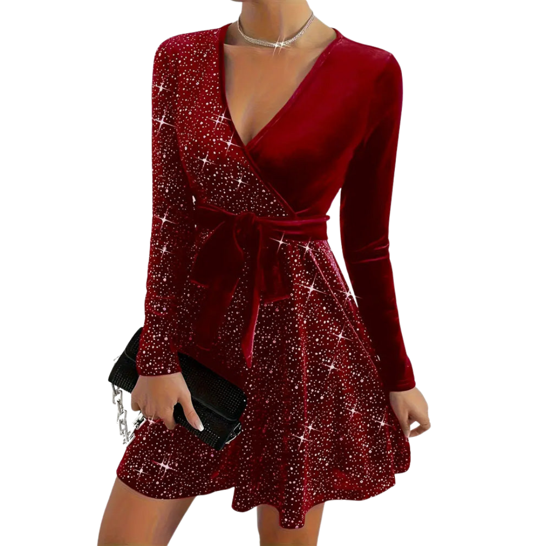 Veloria | Fluwelen Kerstjurk