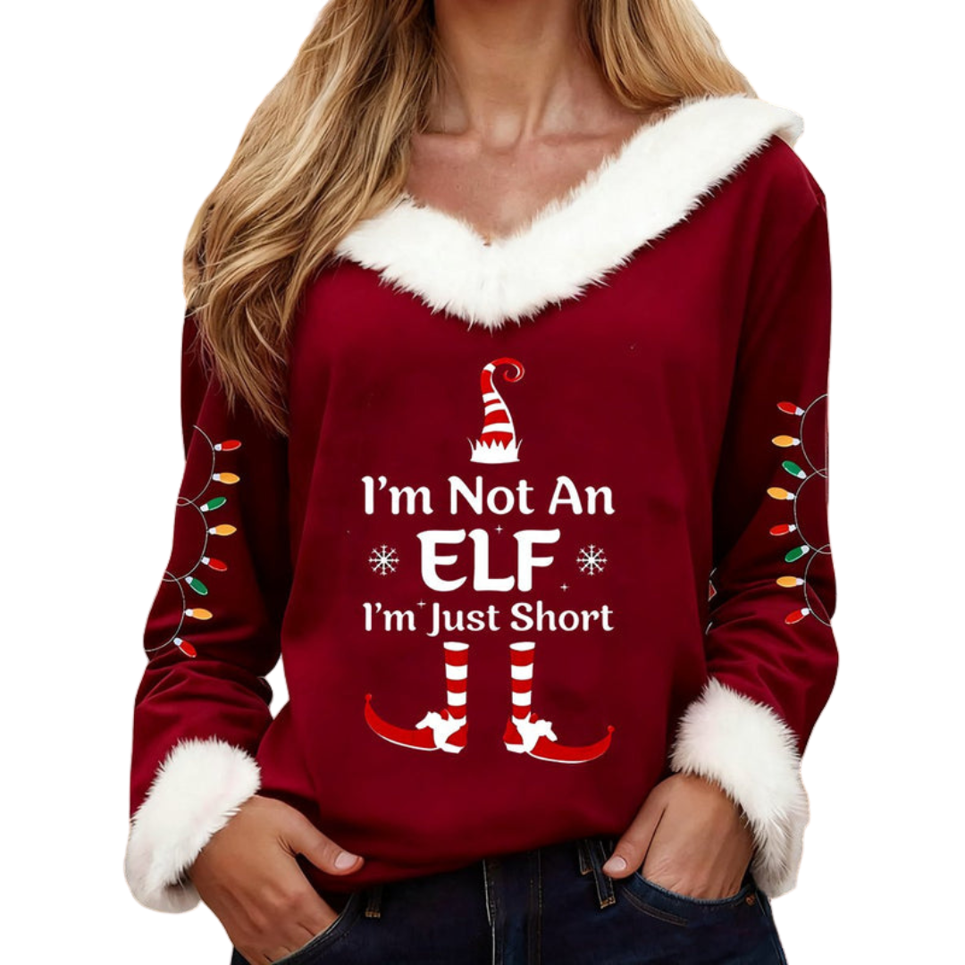 Fiorenza | Christmas Velvet Top