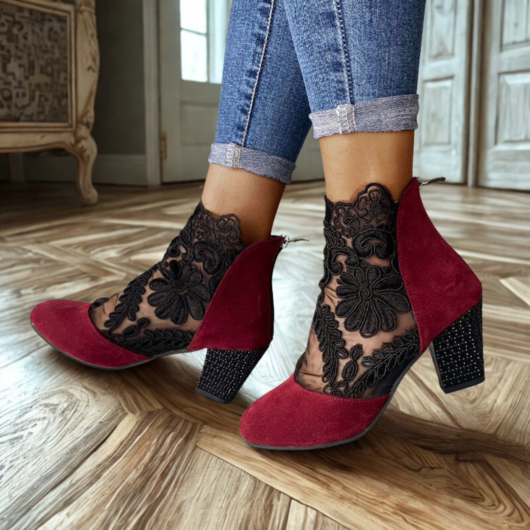 Lucenza | Crystal Kantlaarzen