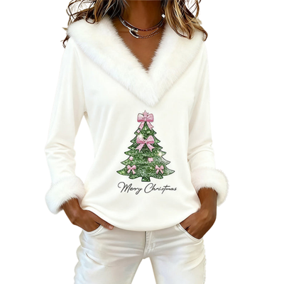 Fiorenza | Christmas Velvet Top