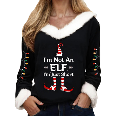 Fiorenza | Christmas Velvet Top