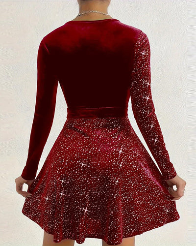 Veloria | Fluwelen Kerstjurk