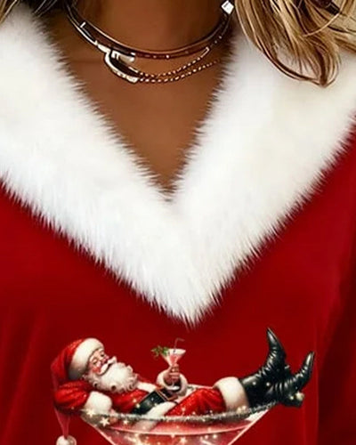 Fiorenza | Christmas Velvet Top