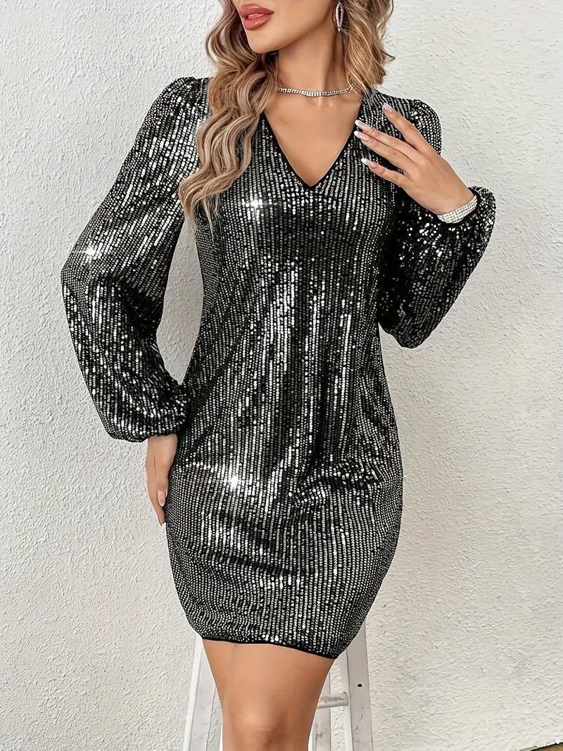 Elena | Elegant Glitterjurk