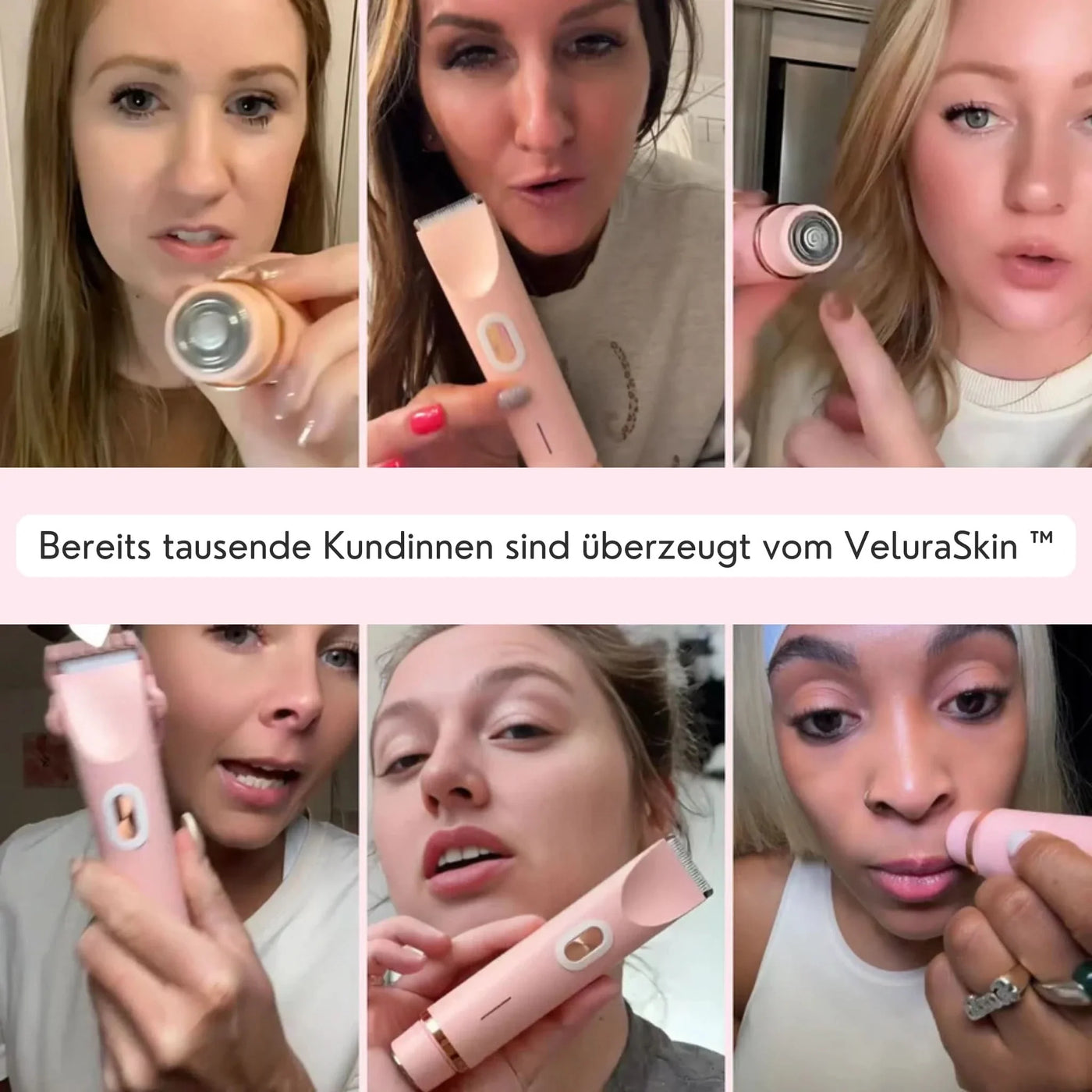 VeluraSkin™ – 2 in 1 Damenrasierer