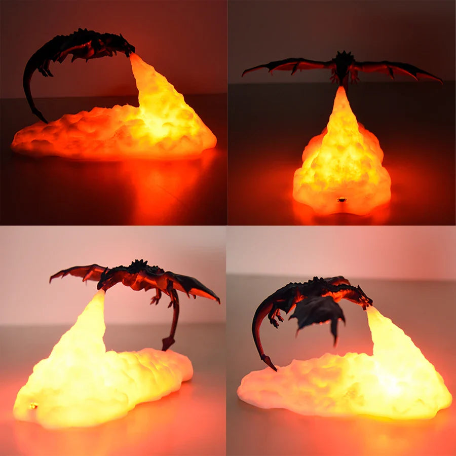 Draconis | Vuurspuwende Lamp