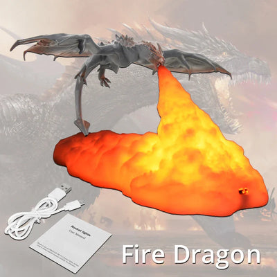 Draconis | Vuurspuwende Lamp