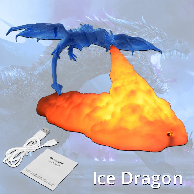 Draconis | Vuurspuwende Lamp