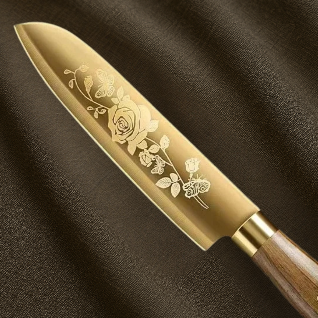 Gouden titanium chefs set