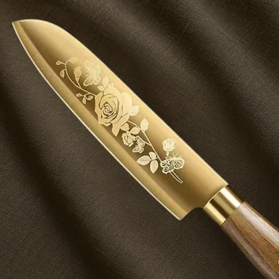 Gouden titanium chefs set