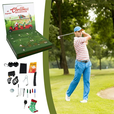 Advent Calendar 2025 Golf Decorations Christmas For Shelf Desk Office Living Room Small Sports Tools