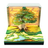 Omoshiroi Block 3D Notepad 2026 Calendar 3D Sakura Tree House Memo Pad Cute Block Notes 3D Sticky Notes Christmas New Years Gift