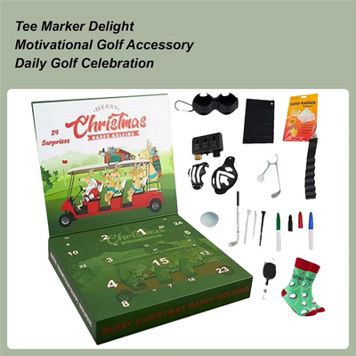 Advent Calendar 2025 Golf Decorations Christmas For Shelf Desk Office Living Room Small Sports Tools